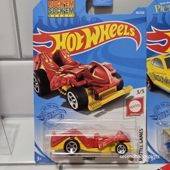 2021 Hot Wheels Mattel Games Uno, Rockem sockem , Pictionary - Picture 3 of 6